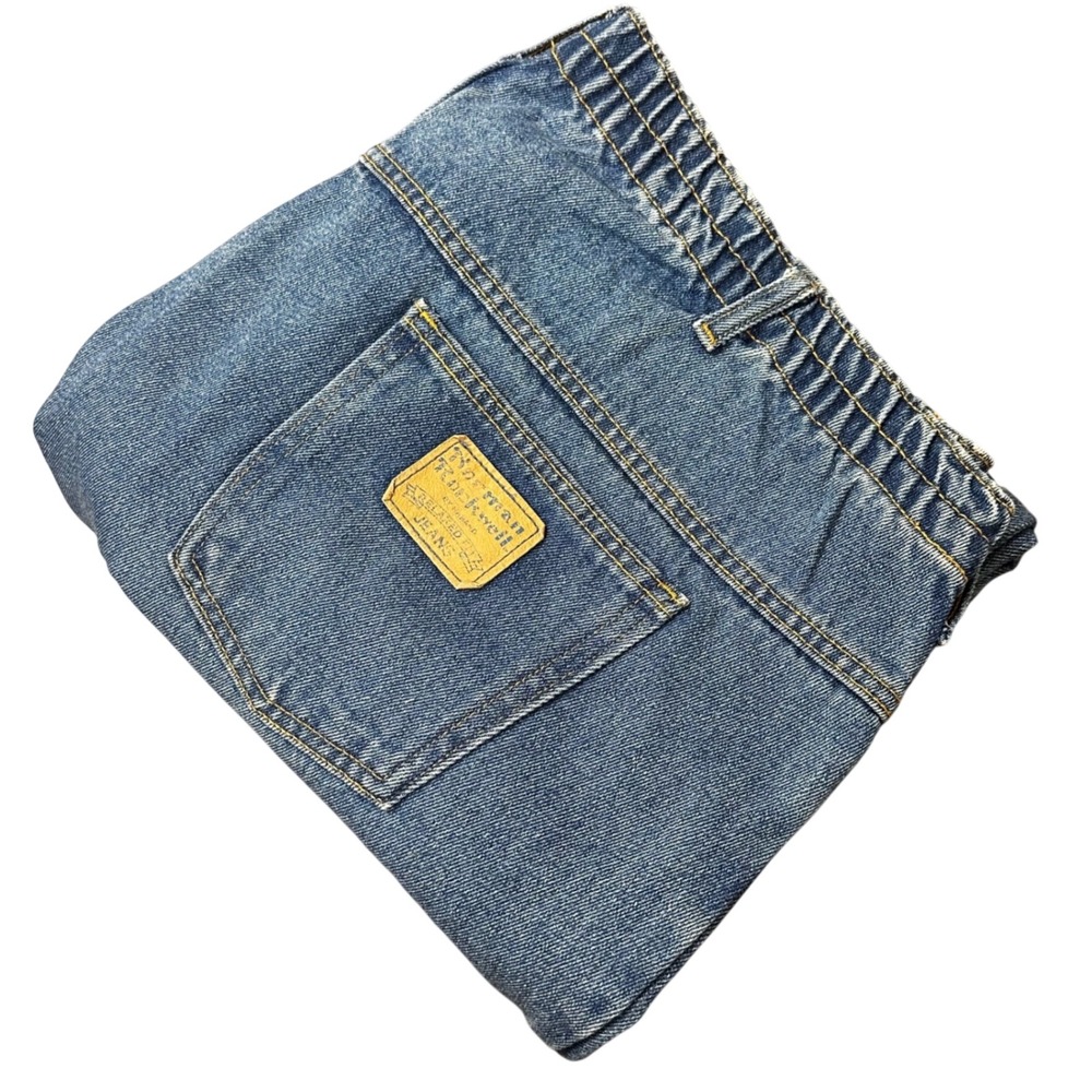 Norman Rockwell Haband Relaxed Fit Jeans Mens 42x31 Wide Leg 90s‎ Y2K Vintage
